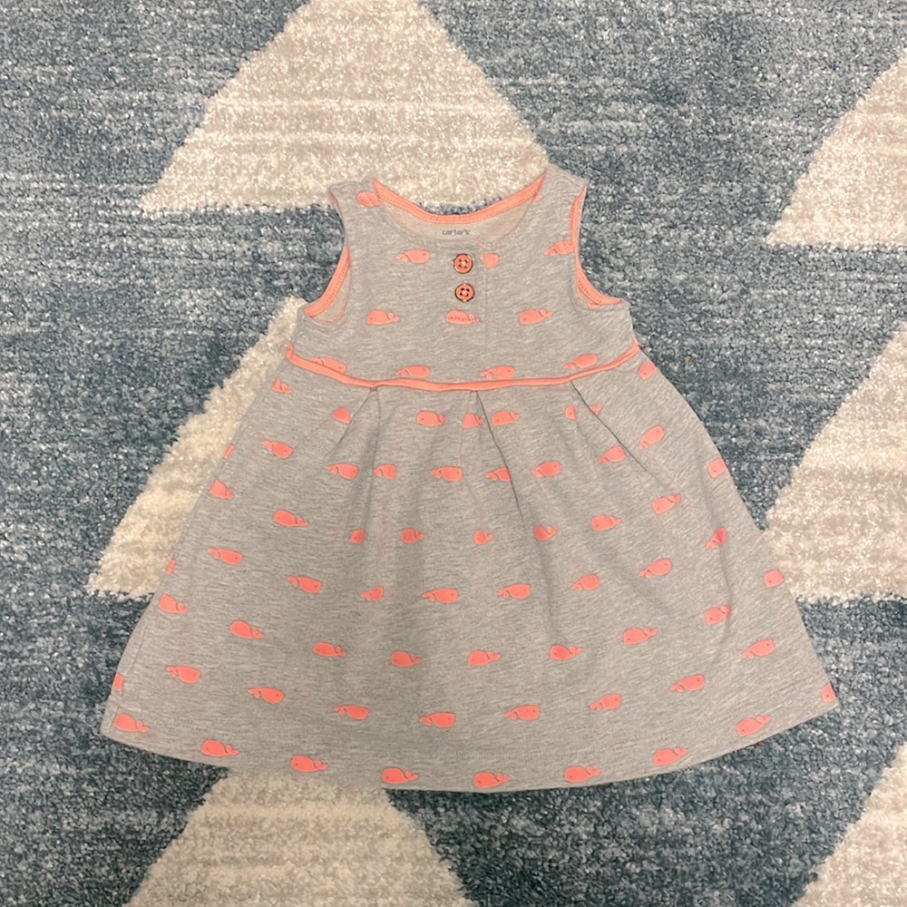 Preppy whale summer dress 🐳